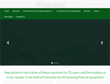 Tablet Screenshot of chromitebeneficiationplant.com